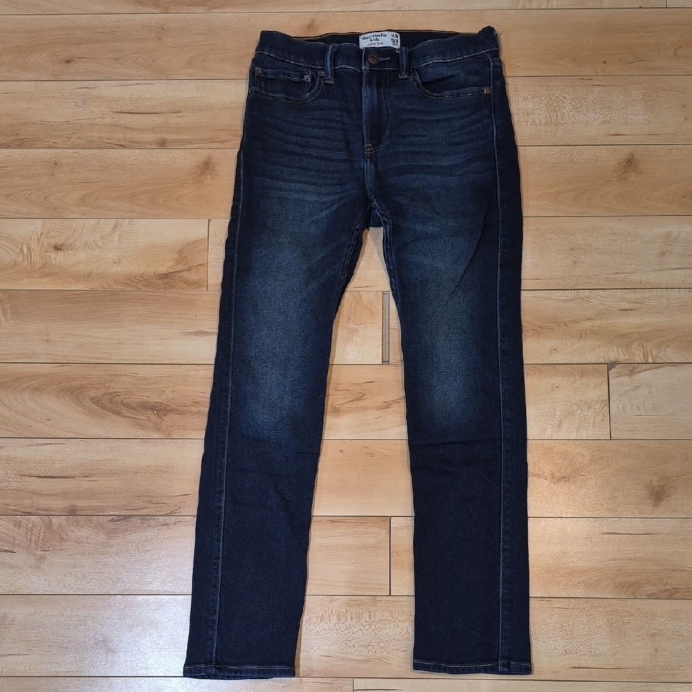 Abercrombie kids Girls Size 15/16 Slim Dark Blue Skinny Jeans